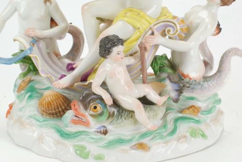 MEISSEN. "EL NACIMIENTO DE VENUS", FIN. SIGLO XIX.