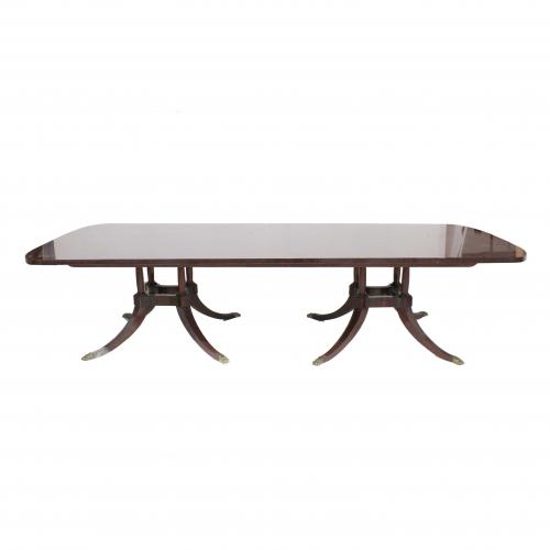 MESA DE COMEDOR INGLESA REGENCY, SIGLO XIX. 