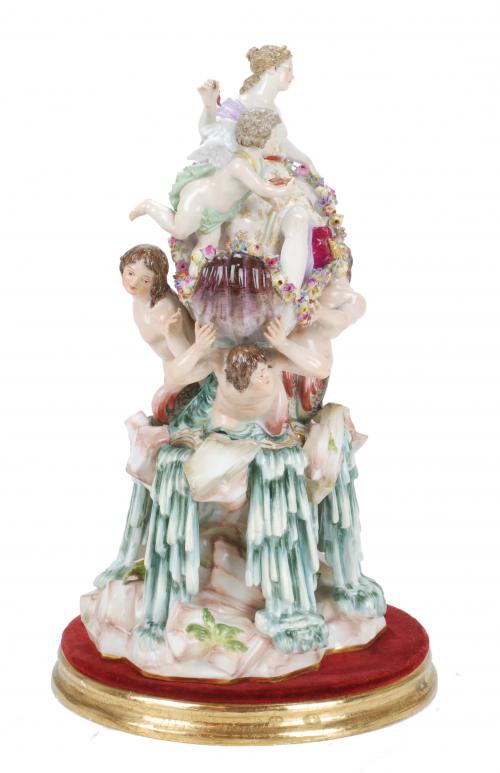 MEISSEN.  "EL TRIUNFO DE VENUS", PPS. SIGLO XX.