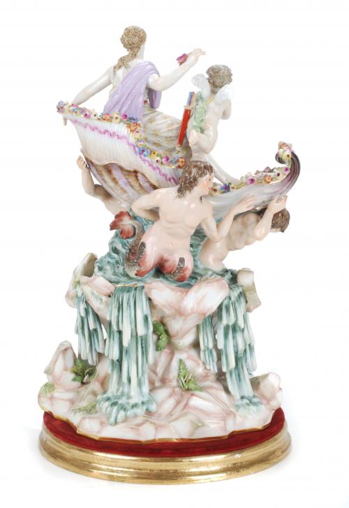 MEISSEN.  "EL TRIUNFO DE VENUS", PPS. SIGLO XX.