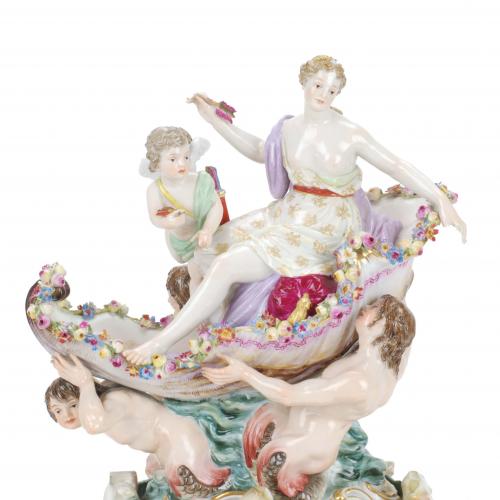 MEISSEN.  "EL TRIUNFO DE VENUS", PPS. SIGLO XX.