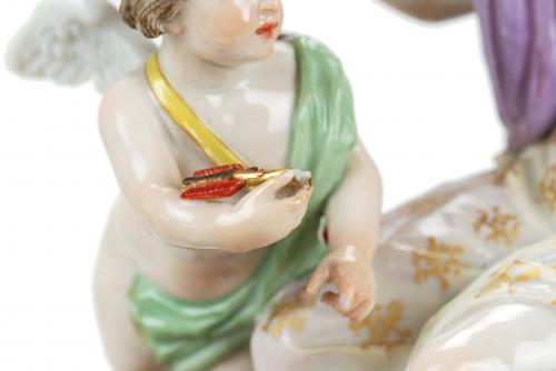 MEISSEN.  "EL TRIUNFO DE VENUS", PPS. SIGLO XX.