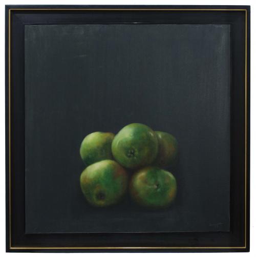 JOSEP NAVARRO VIVES (1931). "STILL-LIFE OF APPLES", 1979.