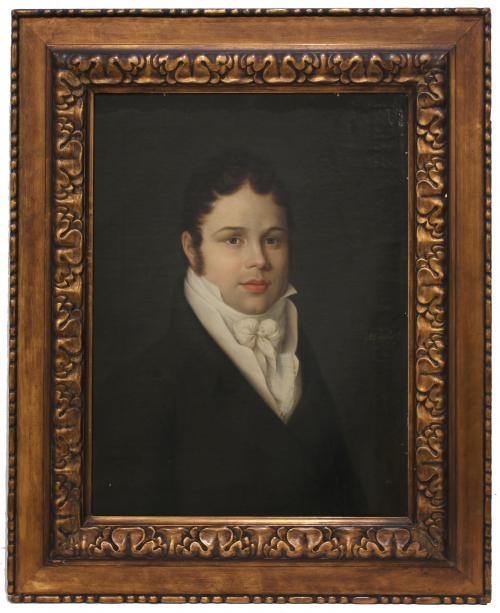 ANTONIO Mª ESQUIVEL (1806-1857). "PORTRAIT OF A YOUNG MAN"