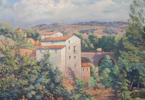 IVO PASCUAL RODES (1883-1949). "MILL AT SAINT ROCH", OLOT.