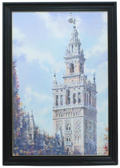 JOSÉ GONZÁLEZ (1933-2018). "LA GIRALDA DE SEVILLA".