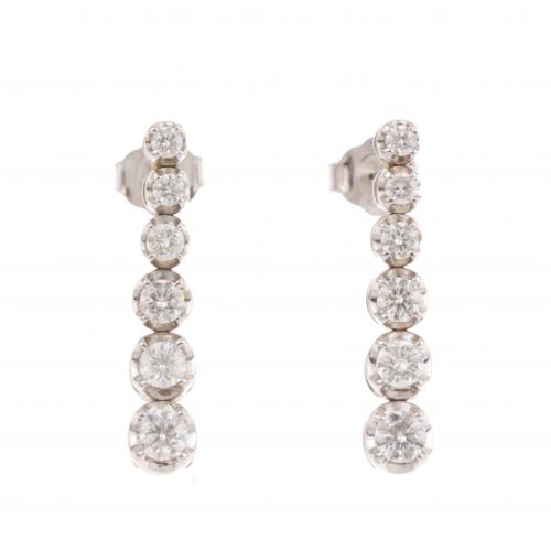 PENDIENTES CARRIL DE DIAMANTES.