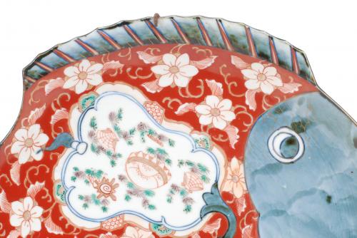 JAPANESE PLATE "FISH", LATE C19th - EARLY C20th.