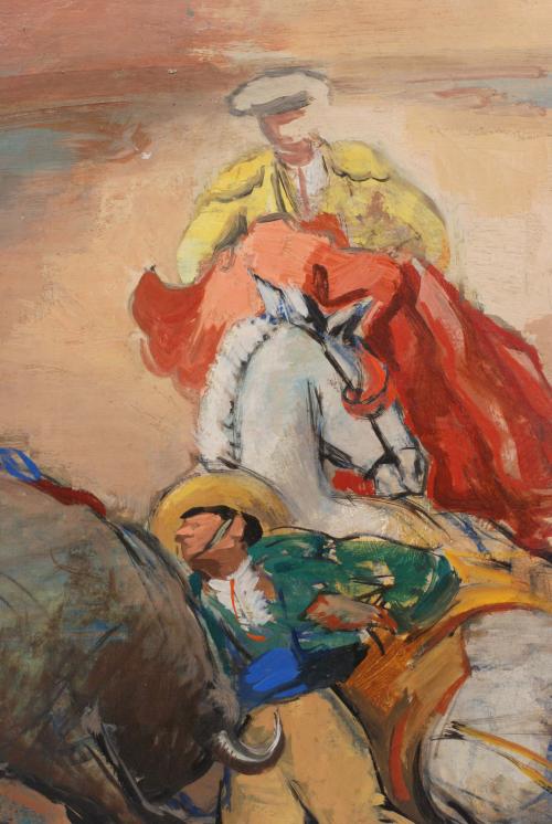 PERE CREIXAMS PICO (1893-1965). "LA COGIDA DEL PICADOR".