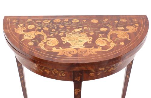 DUTCH CARD TABLE, MID C20th.