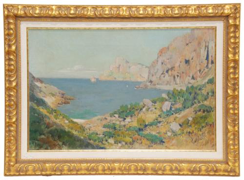 LORENZO CERDÀ BISBAL (1862-1956). "MARINA MALLORQUINA".