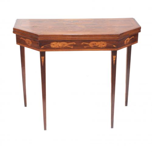 CARD TABLE, SECOND HALF C20th.