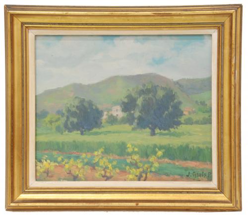 JOSEP CASALS PEIPOCH (1874-1949). "PAISAJE".