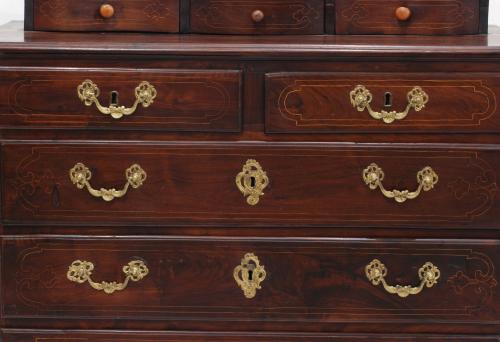 CATALAN "CASTELLET" CHEST OF DRAWERS, C18th.