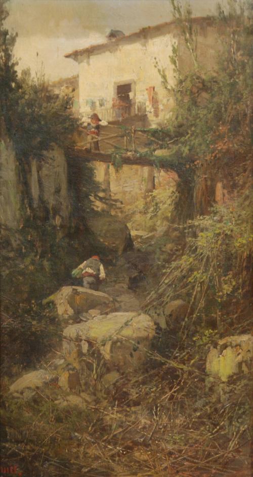 JOSEP ARMET I PORTANELL (1843-1911). "PAISAJE".