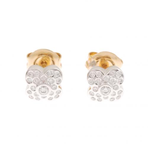 DIAMOND FLORAL EARRINGS