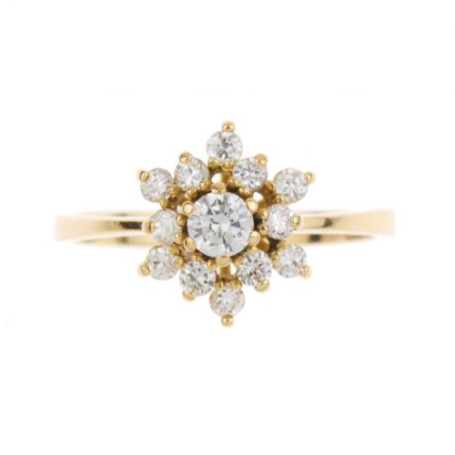 ROSETTE DIAMOND RING