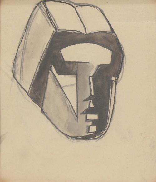 JULIO GONZÁLEZ (1876-1942). "VISAGE AUX PLANS RIGOUREUX", 1930-1933.