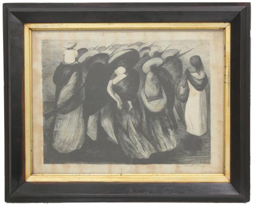 JOSÉ CLEMENTE OROZCO (1883-1949). "CAMPESINAS".