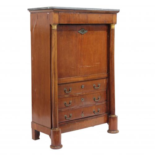 FRENCH FALL FRONT WRITING DESK, END C19th. 