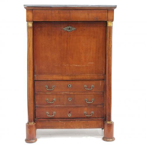 FRENCH FALL FRONT WRITING DESK, END C19th. 