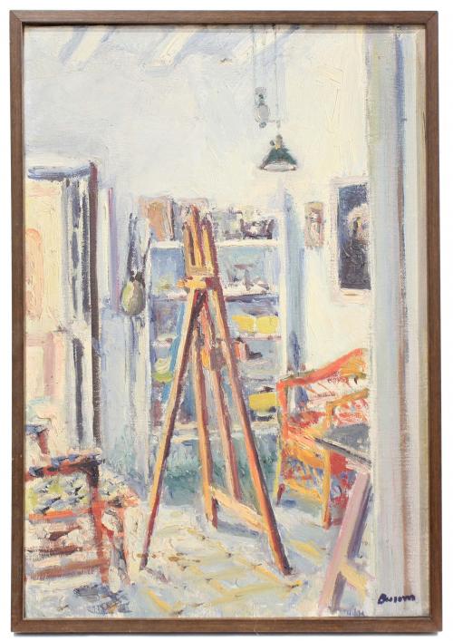 SIMÓ BUSOM (1927). "TALLER D'ESTIU", 1981.