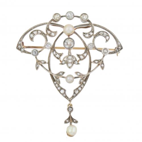 MODERNISTA BROOCH-PENDANT.