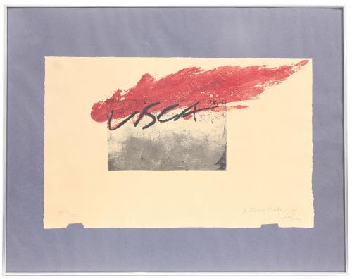 ANTONI TÀPIES (1923-2012). "VISCA".