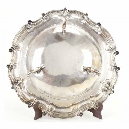 SPANISH SILVER CENTREPIECE, MID 20TH CENTURY.