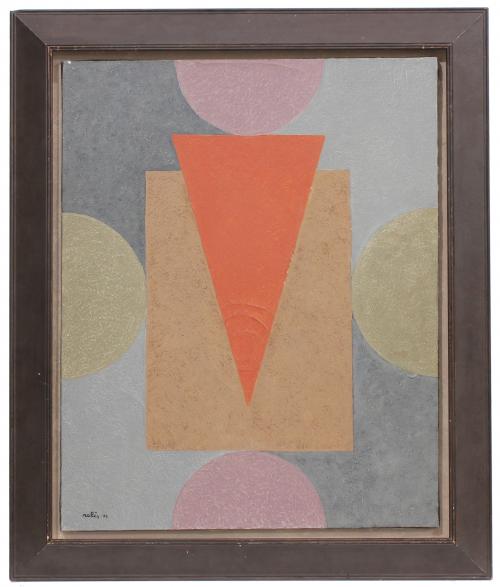 FRANCESC SALÉS (1904-1976/77). "ABSTRACTO", 1972.