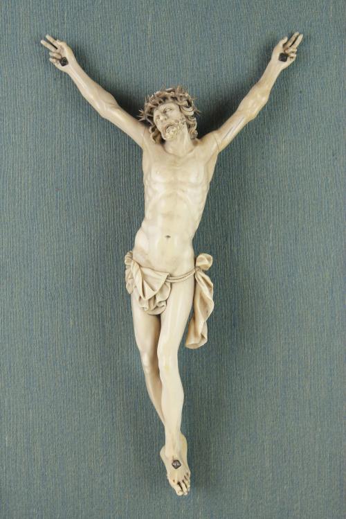 ESCUELA EUROPEA, SIGLO XIX. CRISTO CRUCIFICADO DE TRES CLAV