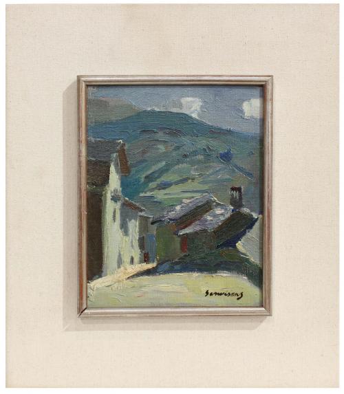 RAMÓN SANVICENS MARFULL (1917-1987). "PUEBLO".