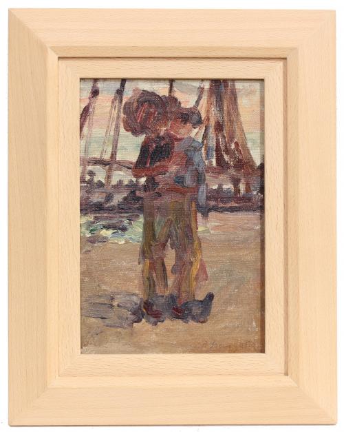 PERE YSERN ALIÉ (1875/76-1946). "PESCADOR".