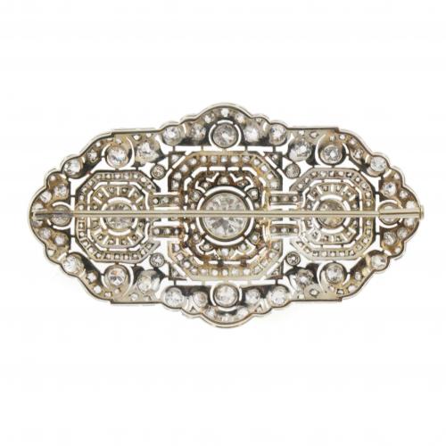 ART DECO BROOCH.