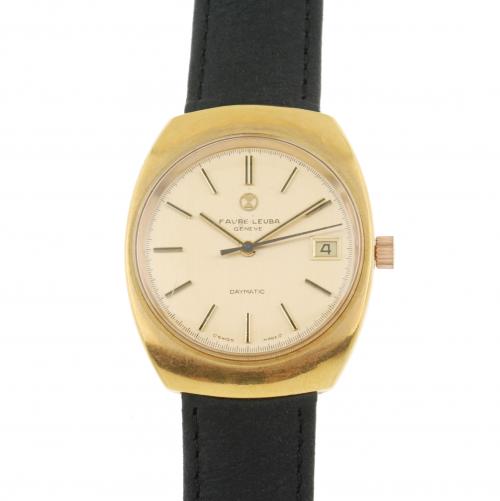 FAVRE-LEUBA. DAYMATIC. GENTLEMAN'S WRISTWATCH.