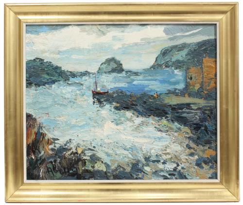 JOAN ABELLÓ (1922-2008). "CADAQUÉS", 1984.