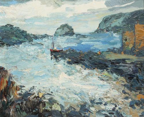 JOAN ABELLÓ (1922-2008). "CADAQUÉS", 1984.