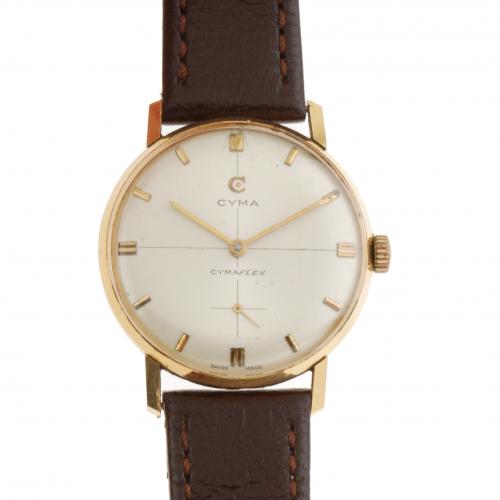 CYMA. CYMAFLEX. GENTLEMAN'S WRISTWATCH. 1960s.