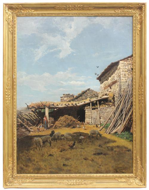 RAMON TUSQUETS Y MAIGNON (1837-1904). "CASA DE PAGÉS".