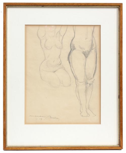 MARIÀ ANDREU (1888 – 1976). "DESNUDOS", 1915.