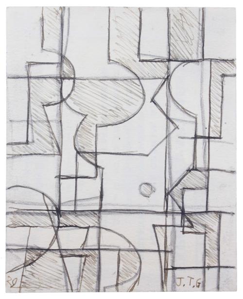 JOAQUÍN TORRES GARCÍA (1874-1949). ABSTRACT COMPOSITION, 1929.