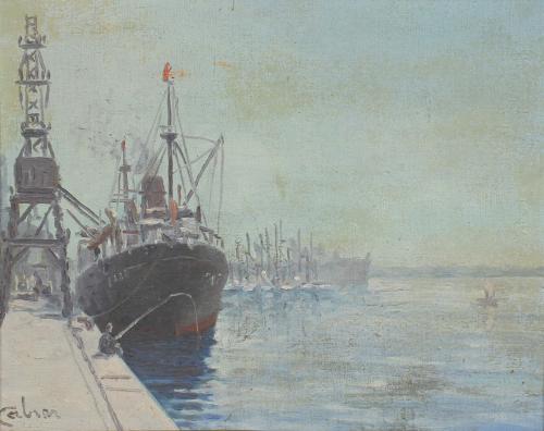 JOSÉ CABRER BORREL (1890-?). "PORT".