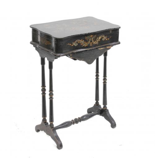 SPANISH SEWING BOX, C19th.