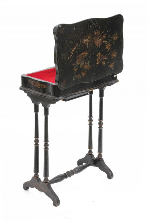 SPANISH SEWING BOX, C19th.