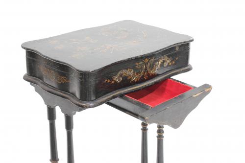 SPANISH SEWING BOX, C19th.