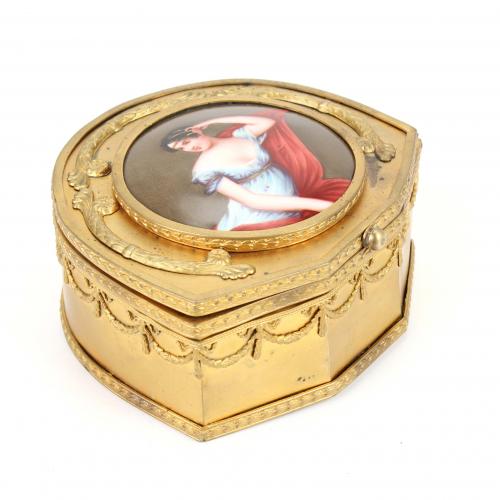 FRENCH JEWELLERY BOX, FIRST QUARTER C19th.