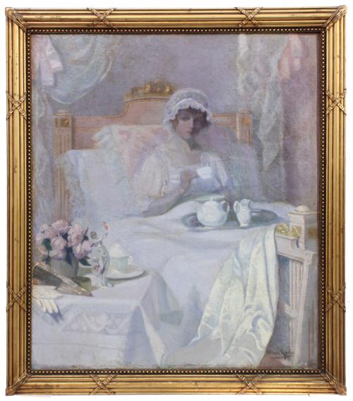 JOSÉ DE MARTÍ GARCÉS (1880-1932). "BREAKFAST IN BED".