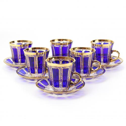 SET OF SIX CUPS, EARLY C20th.