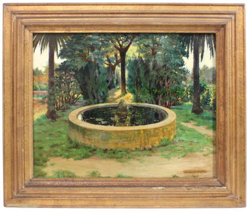 BONAVENTURA SABATÉ PASTOR (1888-1971). "FOUNTAIN".