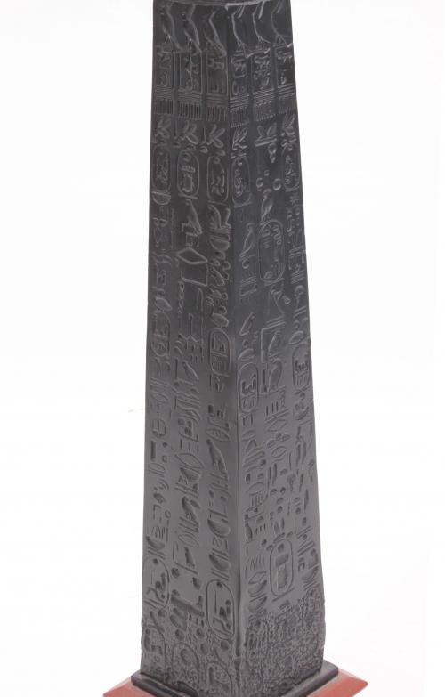 DECORATIVE OBELISK, MID C20th.